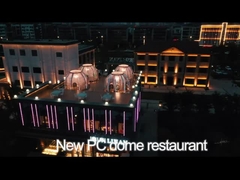 Αδιάβροχες UV σκηνές 4m2 φυσαλίδων προστασίας σαφείς - εξαερισμός 24m2