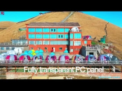 UV σκηνή φυσαλίδων προστασίας φορητή ορατή με το σύστημα φωτισμού