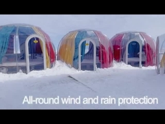 Αδιάβροχες UV σκηνές 4m2 φυσαλίδων προστασίας σαφείς - εξαερισμός 24m2