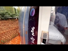 Υπαίθρια ελαφριά UV προστασία σκηνών φυσαλίδων στρατοπέδευσης διαφανής