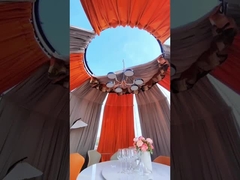 360 μοίρες Εκδηλώσεις Ξενοδοχείο Αδιάβροχο Αντίσταση UV Αστέρι PC Γλαμπίνγκ Ίγκλου Γεωδαιστικοί Θόλοι Σπίτι