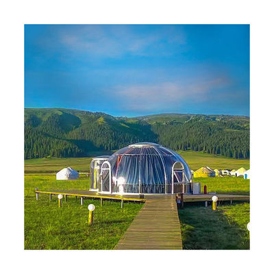 Ποιότητα  Durable Lightweight 6m Geodesic Dome Thickness 3.5mm Dome Igloo Tent εργοστάσιο