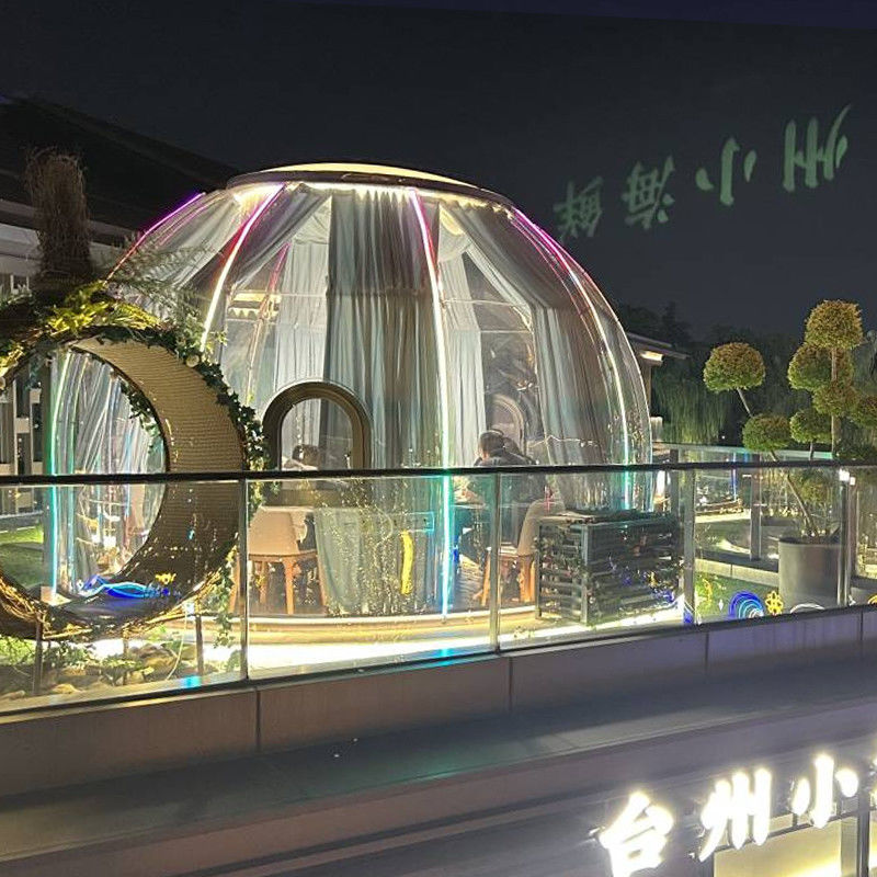 3m x 2.3m Igloo Bubble Tent Πυροστασία PC Clear Dome Tent για πάρτι και εκδηλώσεις