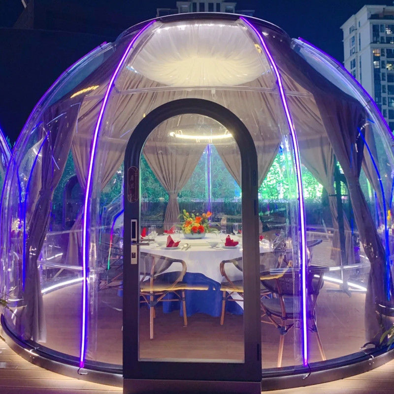 3m x 2.3m Clear Dome House Igloo Bubble Tent με πάρτι και εκδηλώσεις