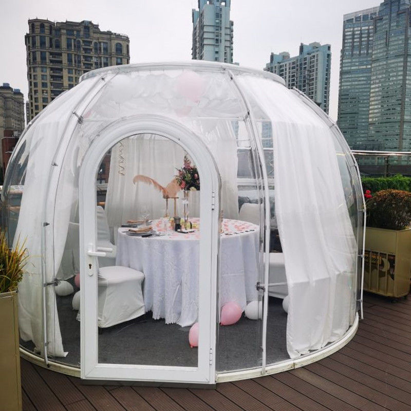 Ξενοδοχείο πολυτελείας Dome Igloo Τέντα House Resort Ανερόστερη εξωτερική σκηνή κατασκήνωσης