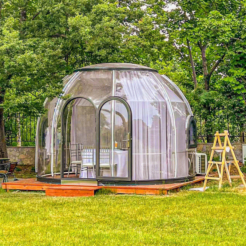 Ξενοδοχείο πολυτελείας Dome Igloo Τέντα House Resort Ανερόστερη εξωτερική σκηνή κατασκήνωσης
